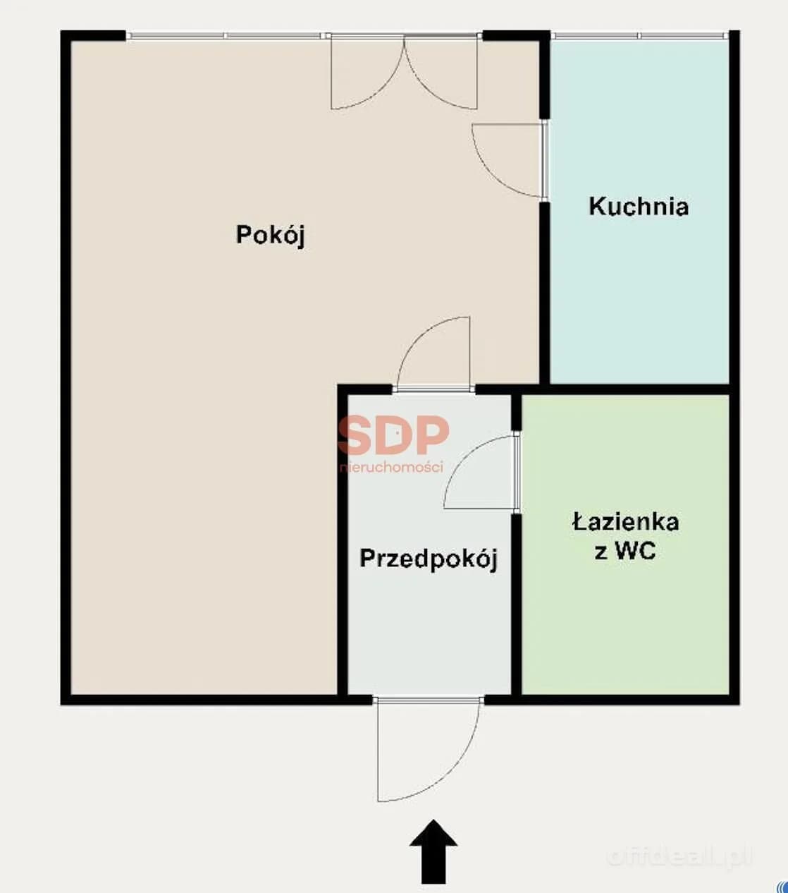 Foto 5: Wohnung, 1 rooms, 29 m², Wrocław