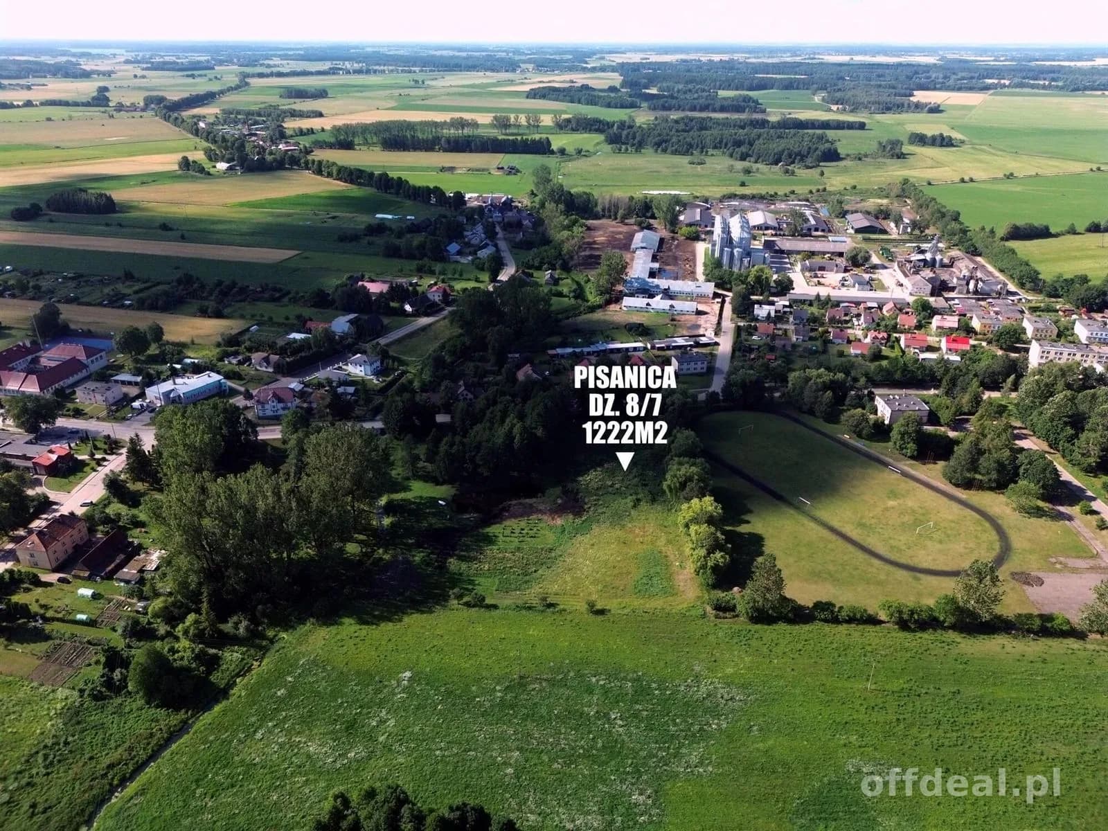 terrain à vendre à Kalinowo, Pisanica | 1 222 m²
