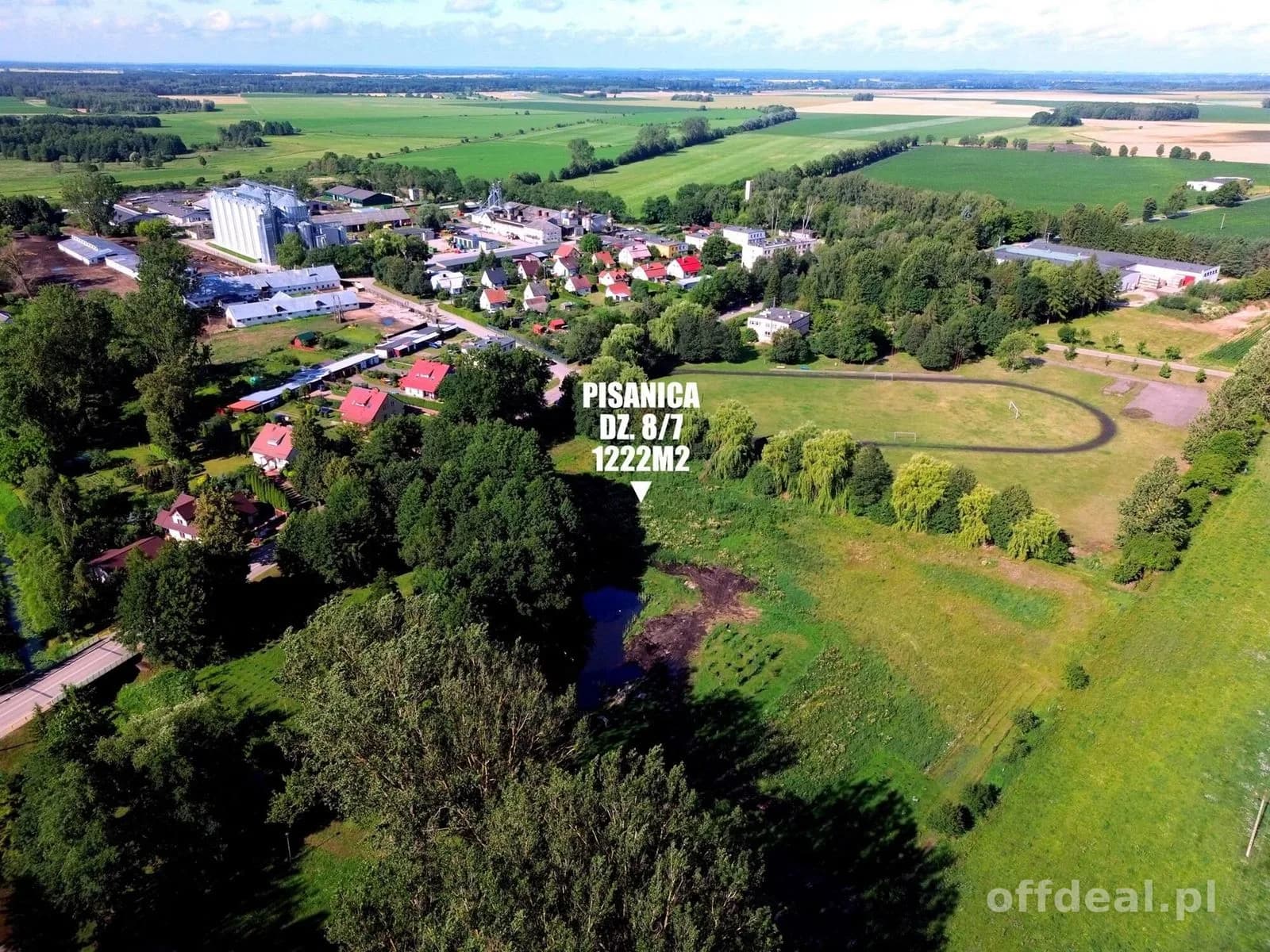 terrain à vendre à Kalinowo, Pisanica | 1 222 m²