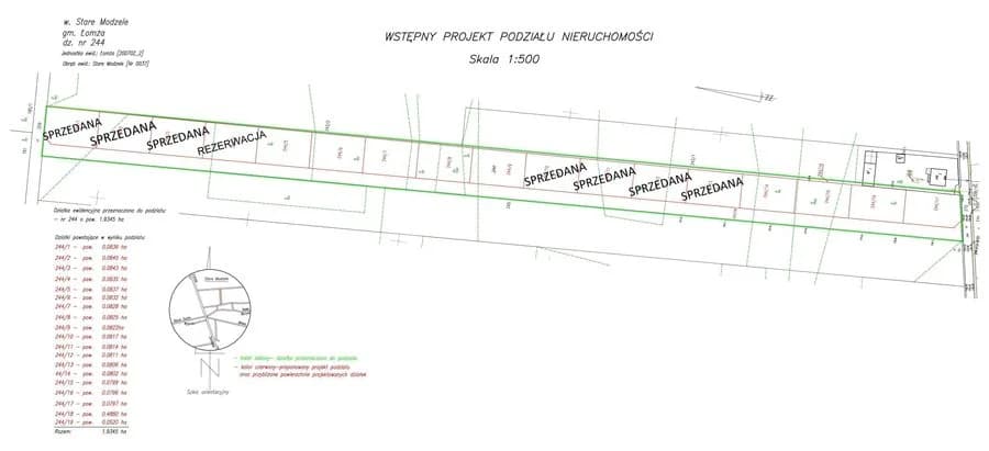 Działki budowlane w atrakcyjnej cenie blisko Łomży