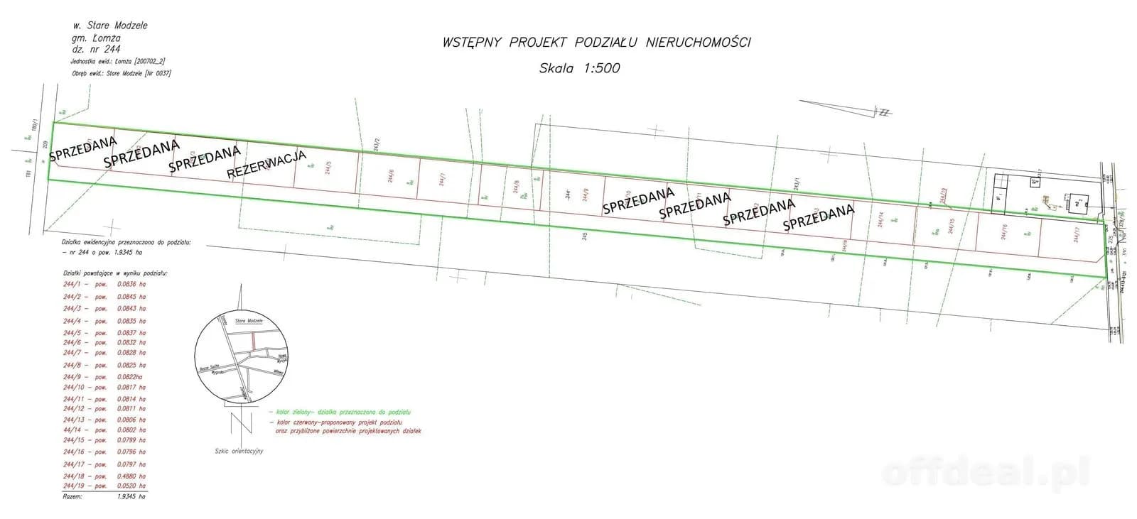 Działki budowlane w atrakcyjnej cenie blisko Łomży
