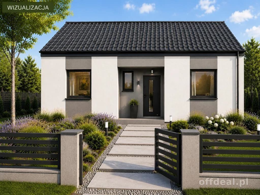 Dom 88 m²–wykończenie do stanu deweloperskiego