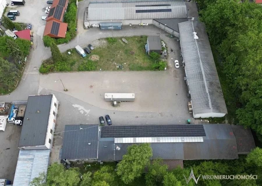 Kompleks przemysłowo–biurowy, pełna infrastruktura