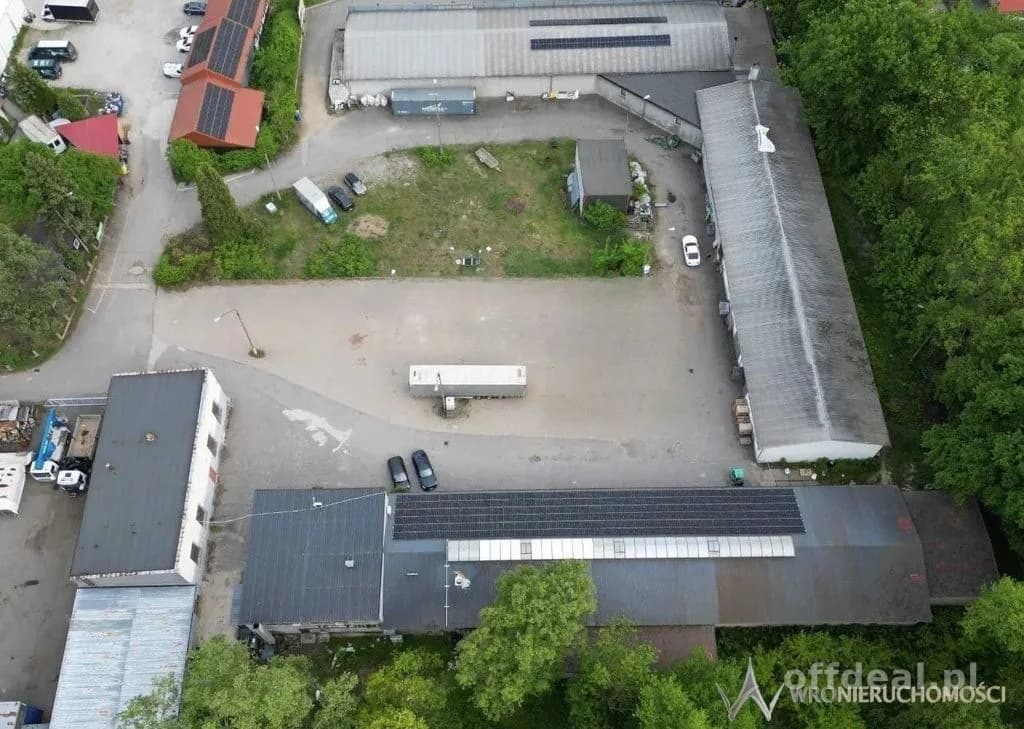 Kompleks przemysłowo–biurowy, pełna infrastruktura