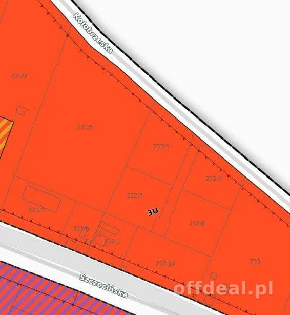 1,5 Ha - Usługi, Media, Szczecińska - Gorzów Wiele
