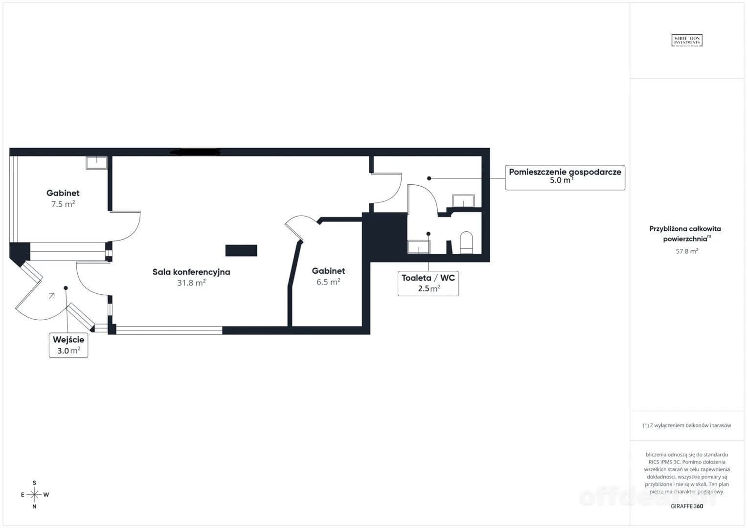 bien commercial à vendre à Warszawa, Ochota, Szczęśliwice | 56,3 m²
