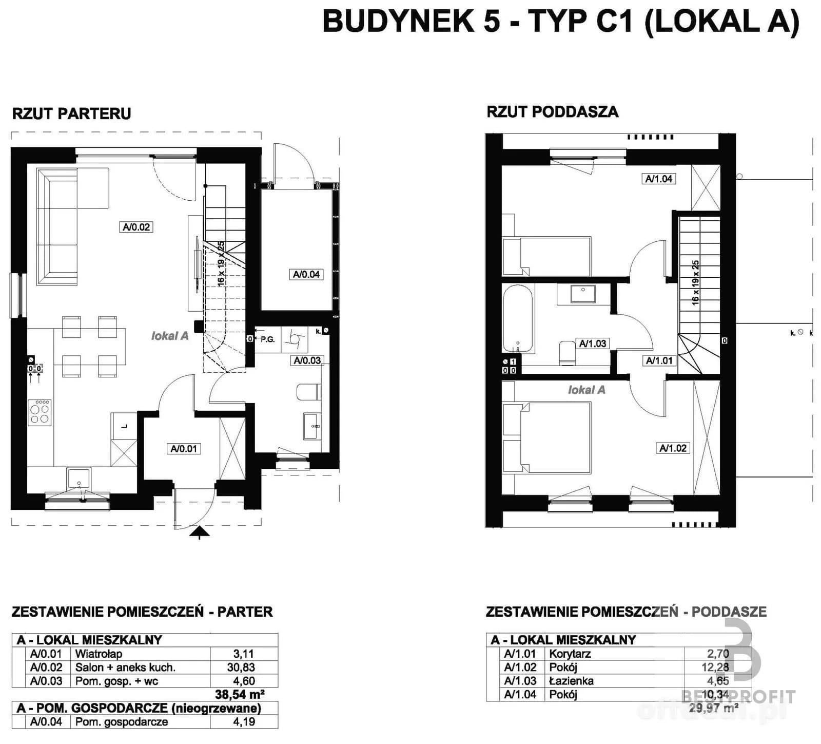 квартира на продаж у Bydlino | 3-кімн. | 72,7 m²