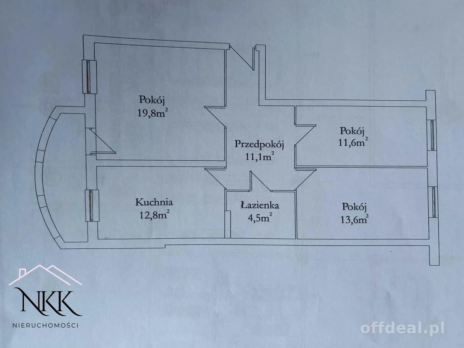 Niepowtarzalny Apartament 3-pokojowy na 1 piętrze