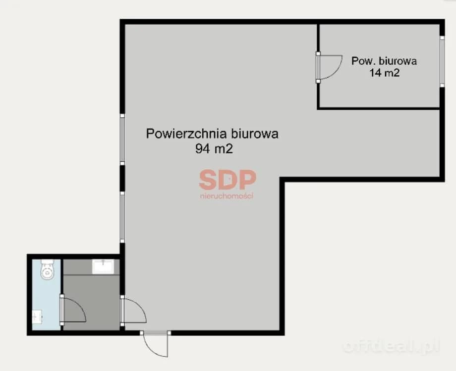 Lokal biurowo - usługowy 108 m2 niedaleko Rynku