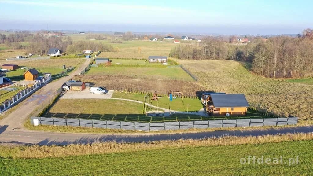 Sprzedam działkę bud. z całorocznym domkiem rekreacyjnym Szczybały Giżyckie
