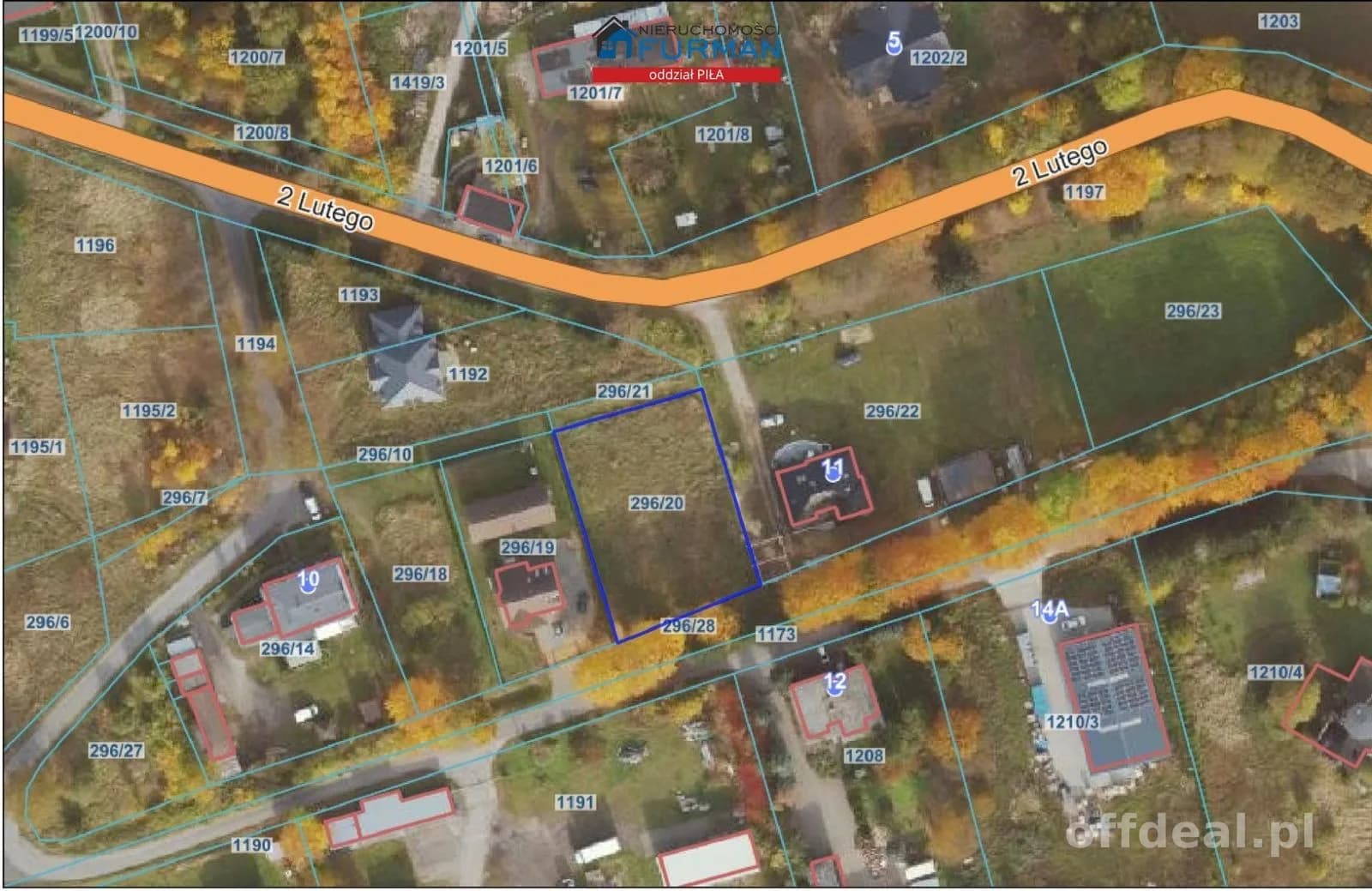 terrain à vendre à Tarnówka | 1 238 m²