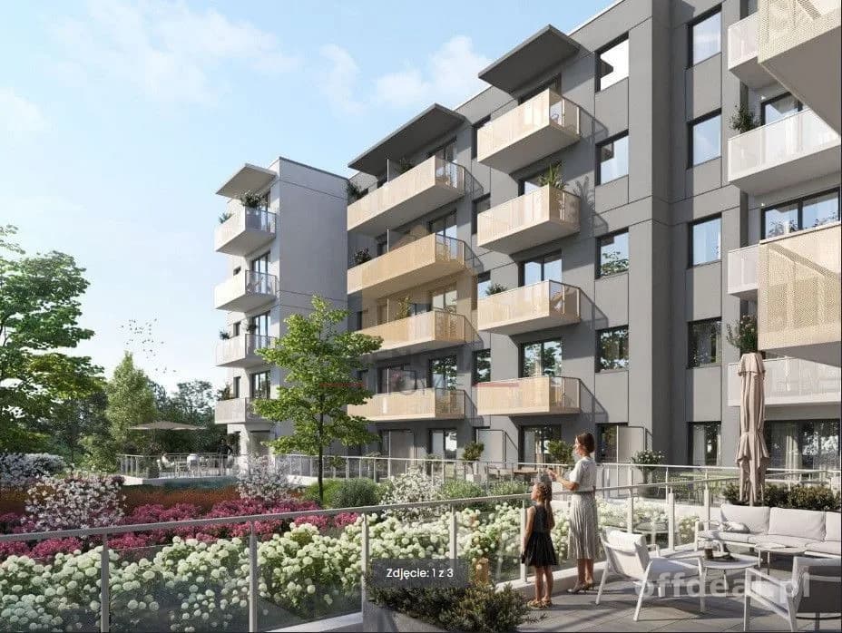 квартира на продаж у Wrocław, Krzyki, Partynice | 3-кімн. | 54,46 m²