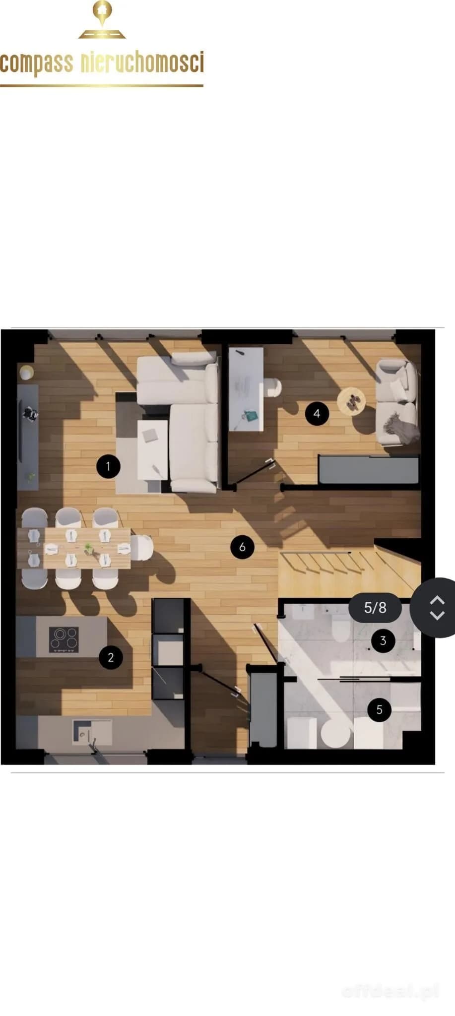 Miejska Willa dla Rodziny | 98,53 m² Zrozumianej Przestrzeni | 5 Pokoi & Płaski Dach