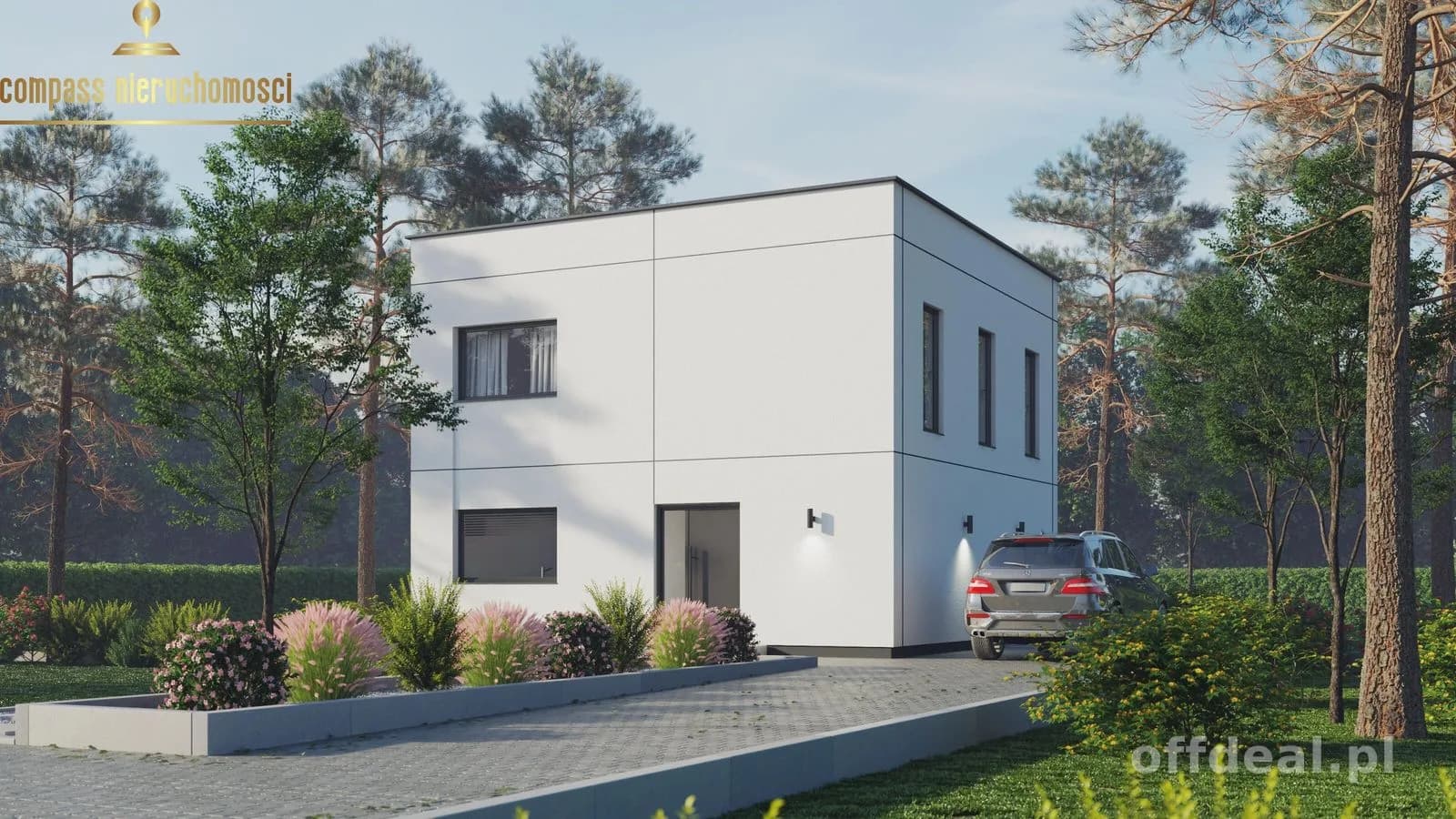 Miejska Willa dla Rodziny | 98,53 m² Zrozumianej Przestrzeni | 5 Pokoi & Płaski Dach