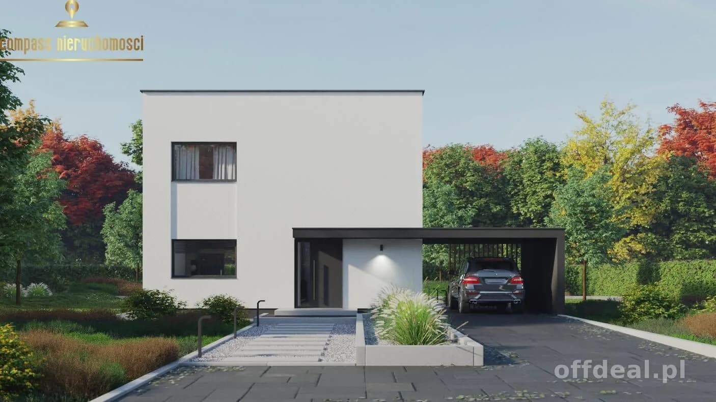 Miejska Willa dla Rodziny | 98,53 m² Zrozumianej Przestrzeni | 5 Pokoi & Płaski Dach