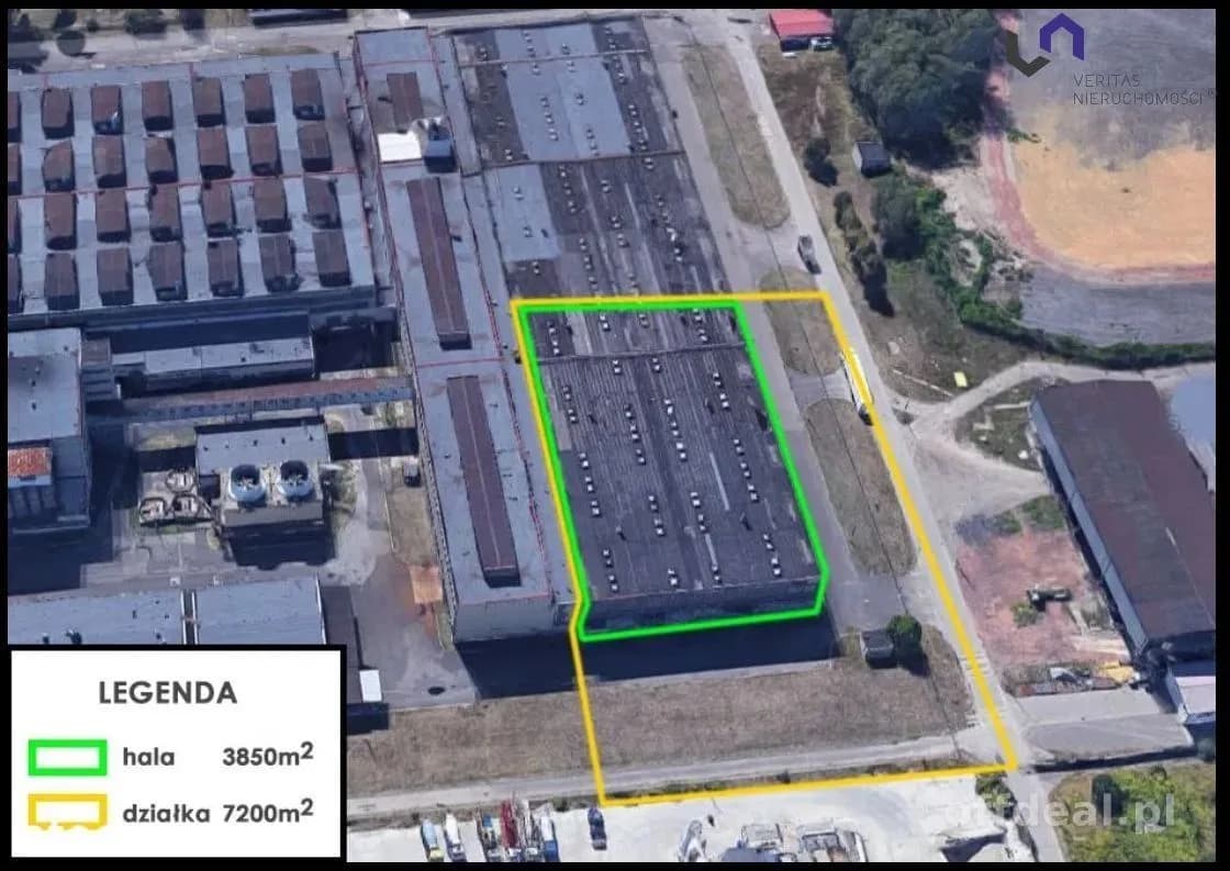 bien commercial à vendre à Bytom | 3 850 m²