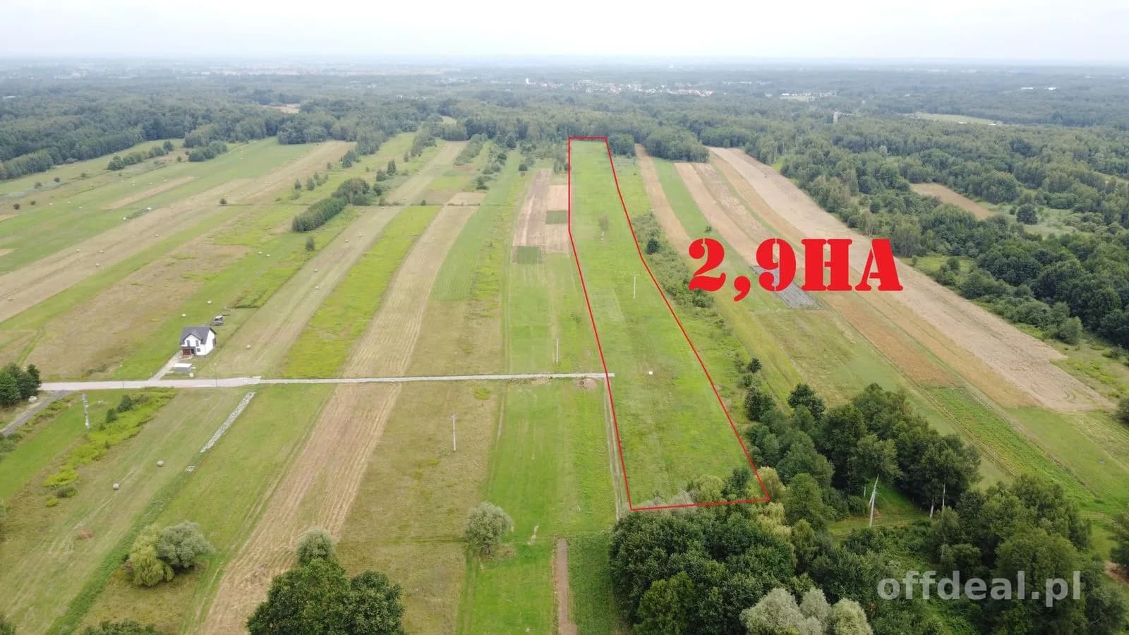 Jodłówka gmina Rzezawa 2,9ha działka budowlana