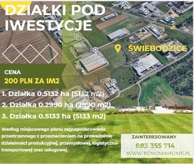 plot for sale in Świebodzice, Pełcznica | 2,990 m²