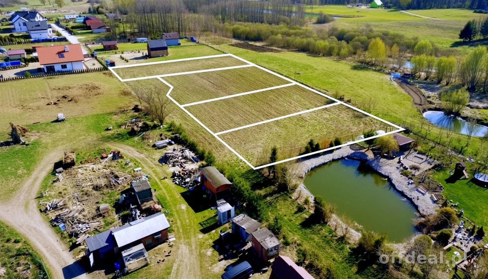 ділянка на продаж у Ełk, Krokocie | 919 m²