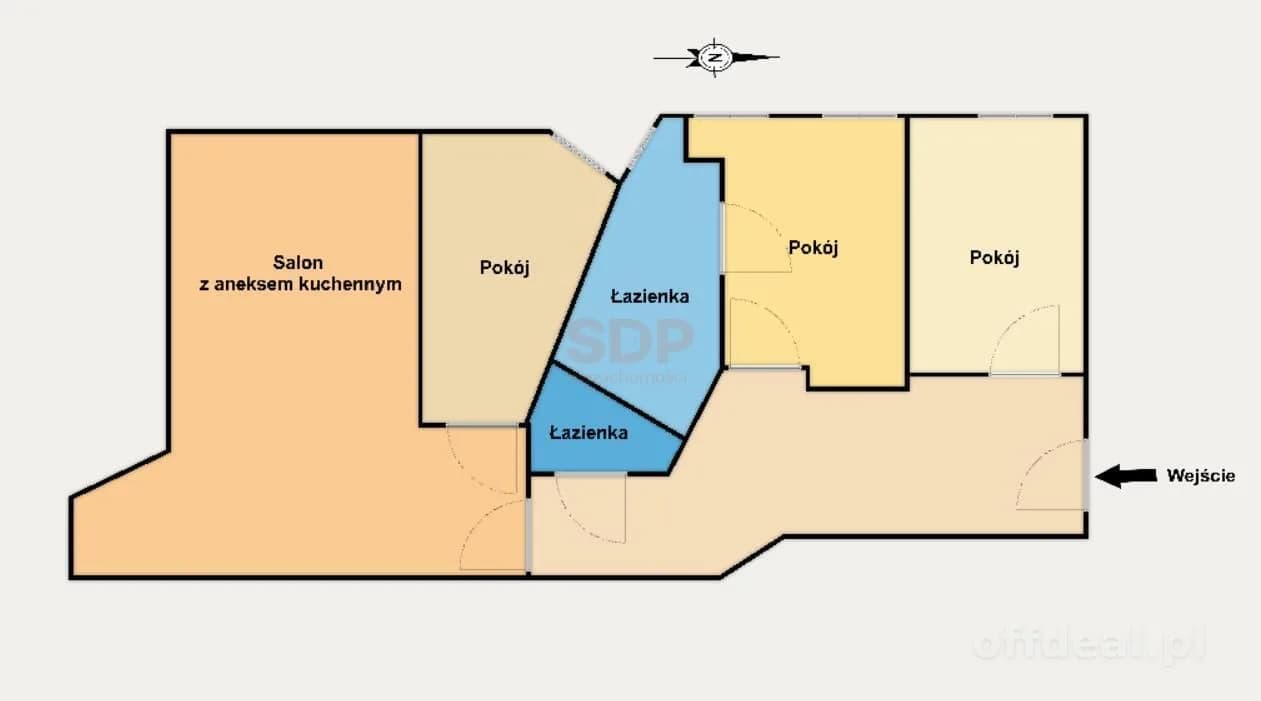 Trzypokojowy gotowiec inwestycyjny!