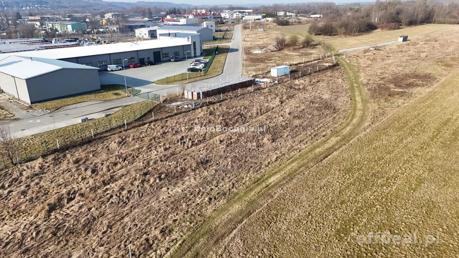 Płaska działka do powiększenia Bochnia Na Kąty