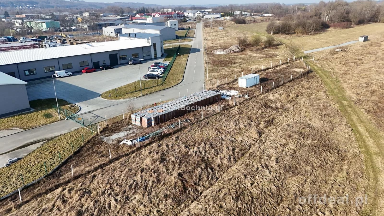 Płaska działka do powiększenia Bochnia Na Kąty