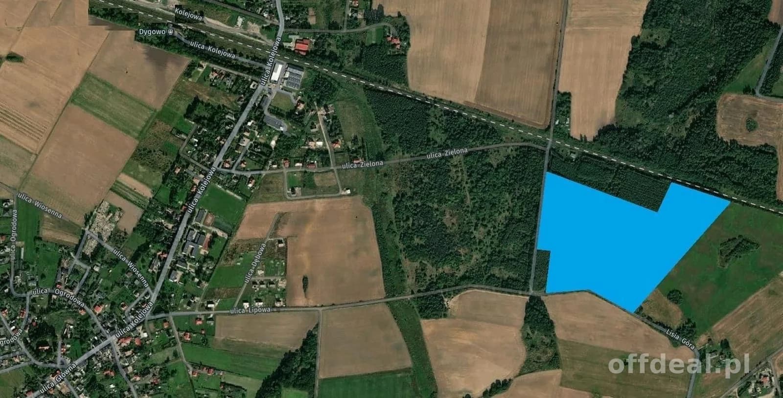 ділянка на продаж у Dygowo | 102 772 m²