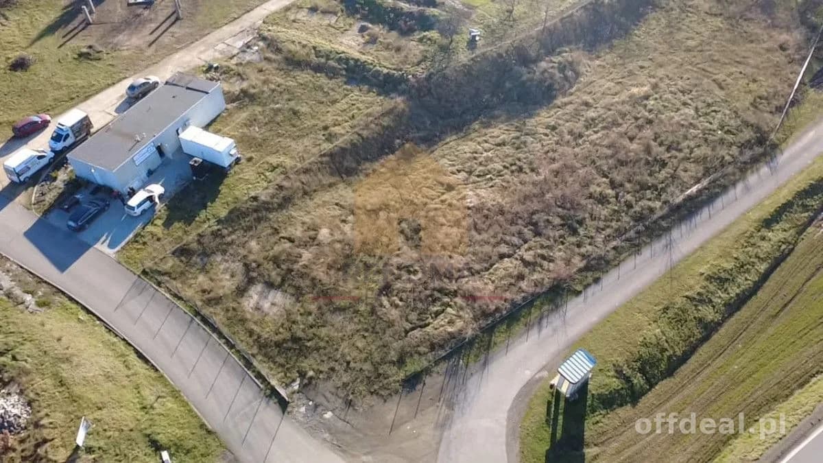 Działka usługowa| 1364 m² | Media | Słup