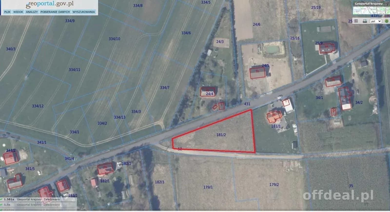 plot for sale in Czernin | 2,692 m²