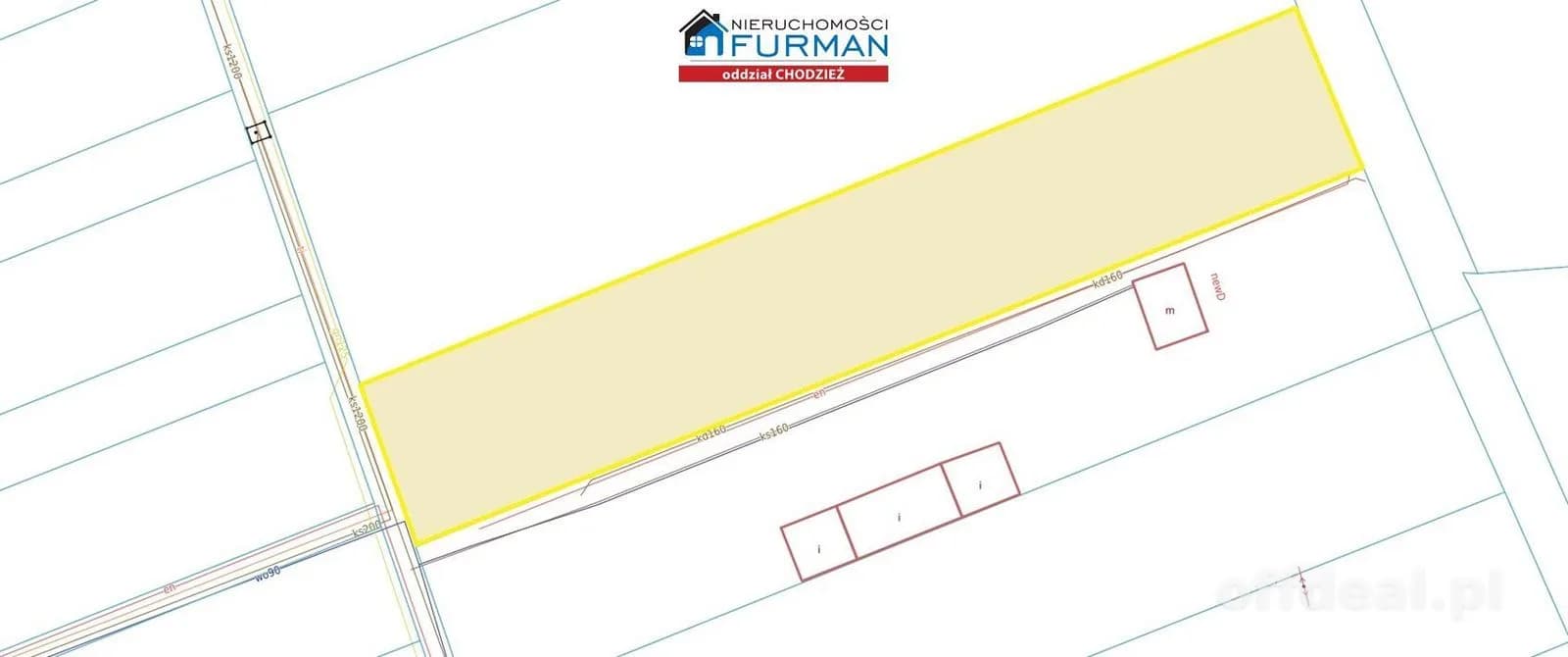 terrain à vendre à Chodzież | 2 275 m²