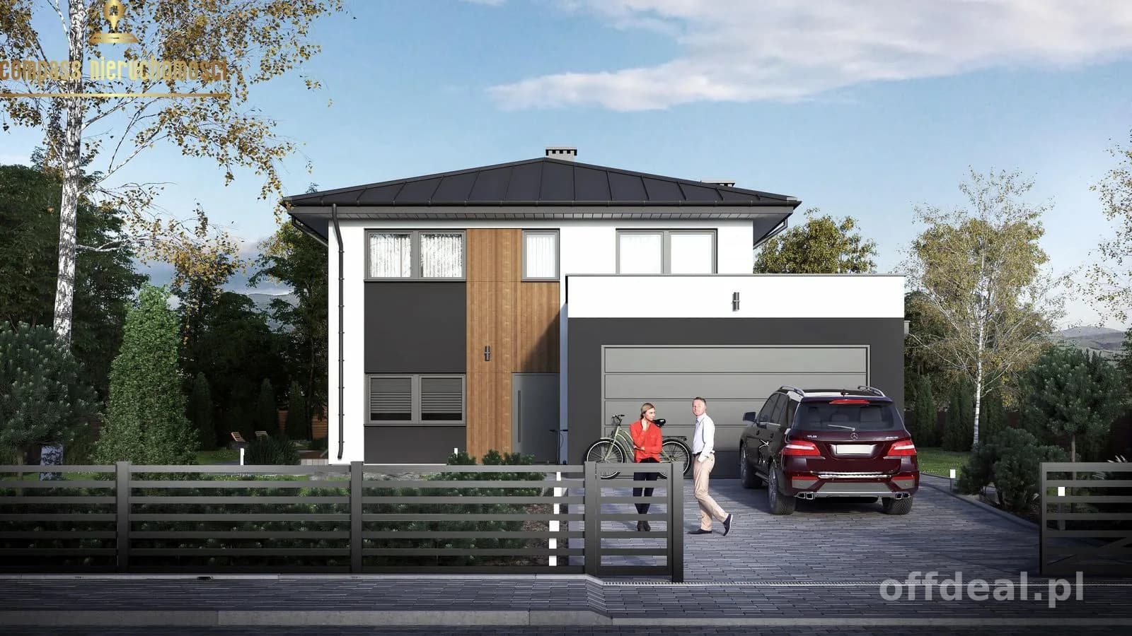 Luksusowa Willa Rodzinna z Garażem Dwustanowiskowym | 204,83 m² Niezależnej Przestrzeni
