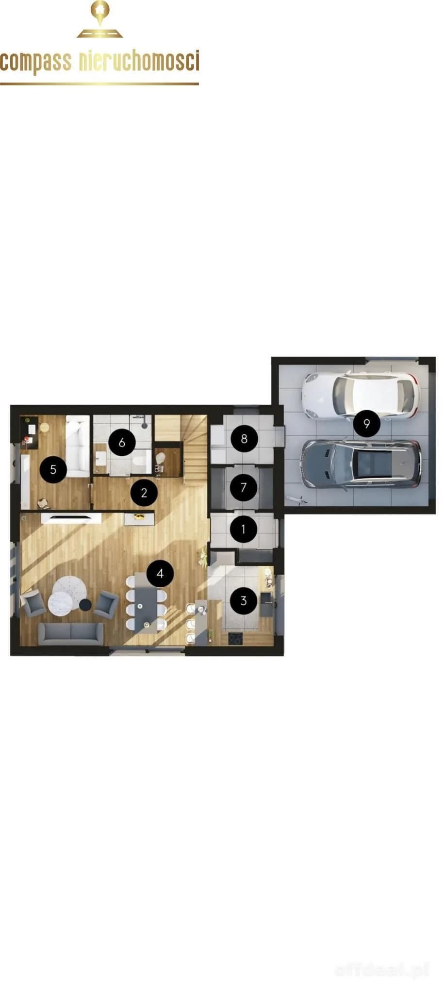 Luksusowa Willa Rodzinna z Garażem Dwustanowiskowym | 204,83 m² Niezależnej Przestrzeni