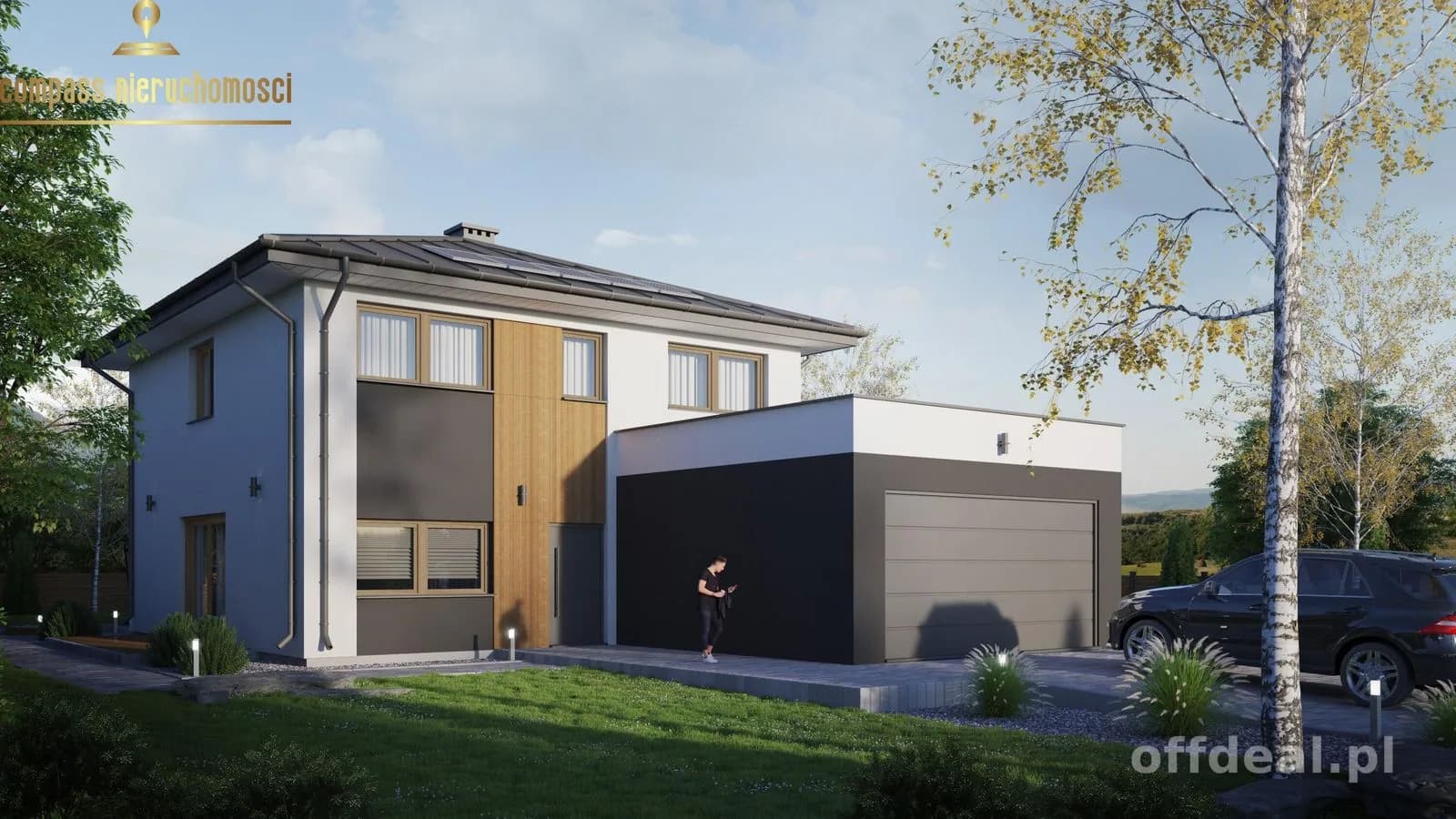 Luksusowa Willa Rodzinna z Garażem Dwustanowiskowym | 204,83 m² Niezależnej Przestrzeni