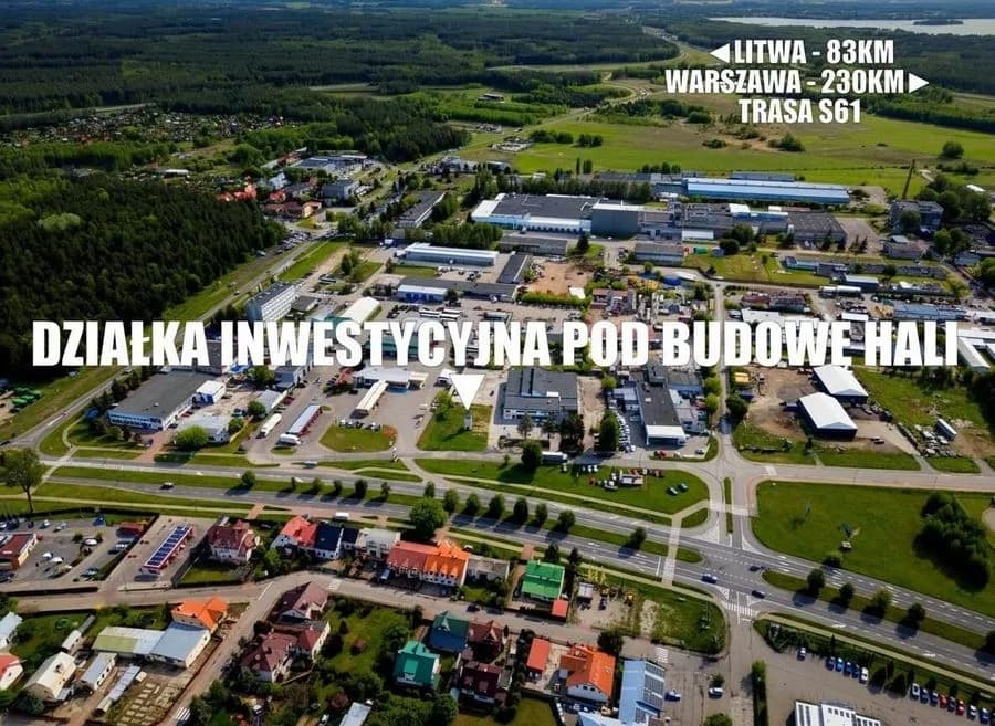 plot for sale in Ełk, Zatorze | 820 m²