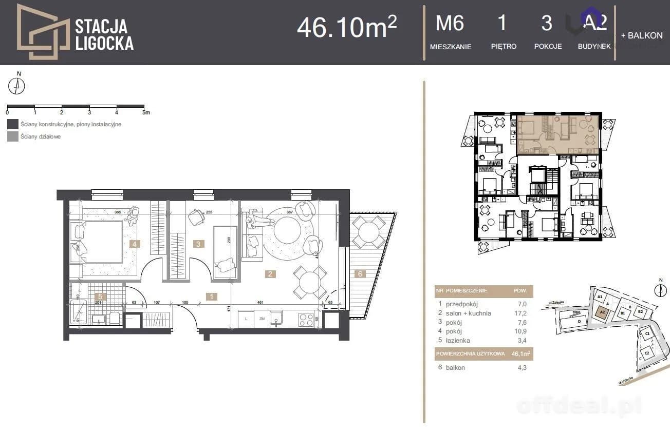 NOWE MIESZKANIA. 3 POKOJE! BALKON!