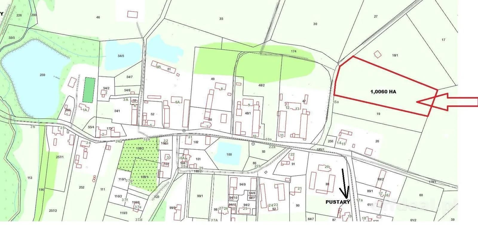 ділянка на продаж у Bogucino | 10 060 m²