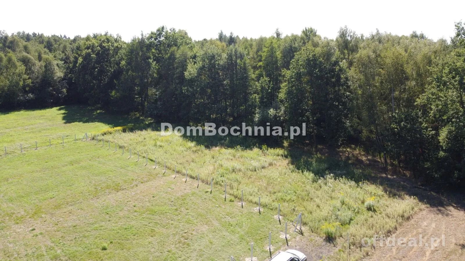 Małe słoneczne działki pod lasem Dąbrówka Bochnia