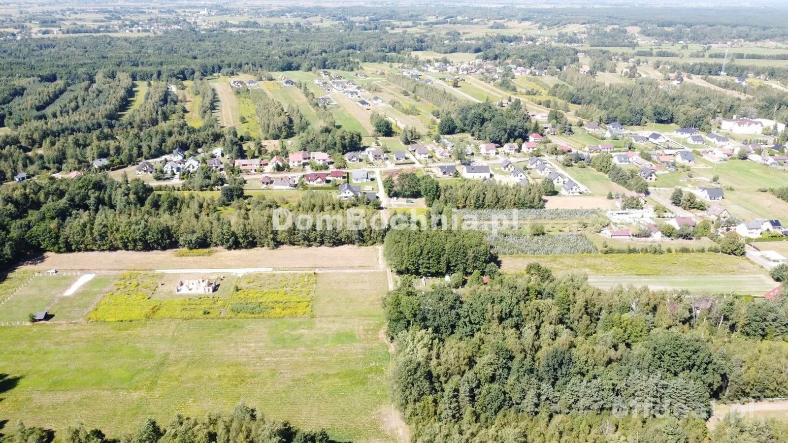 Małe słoneczne działki pod lasem Dąbrówka Bochnia