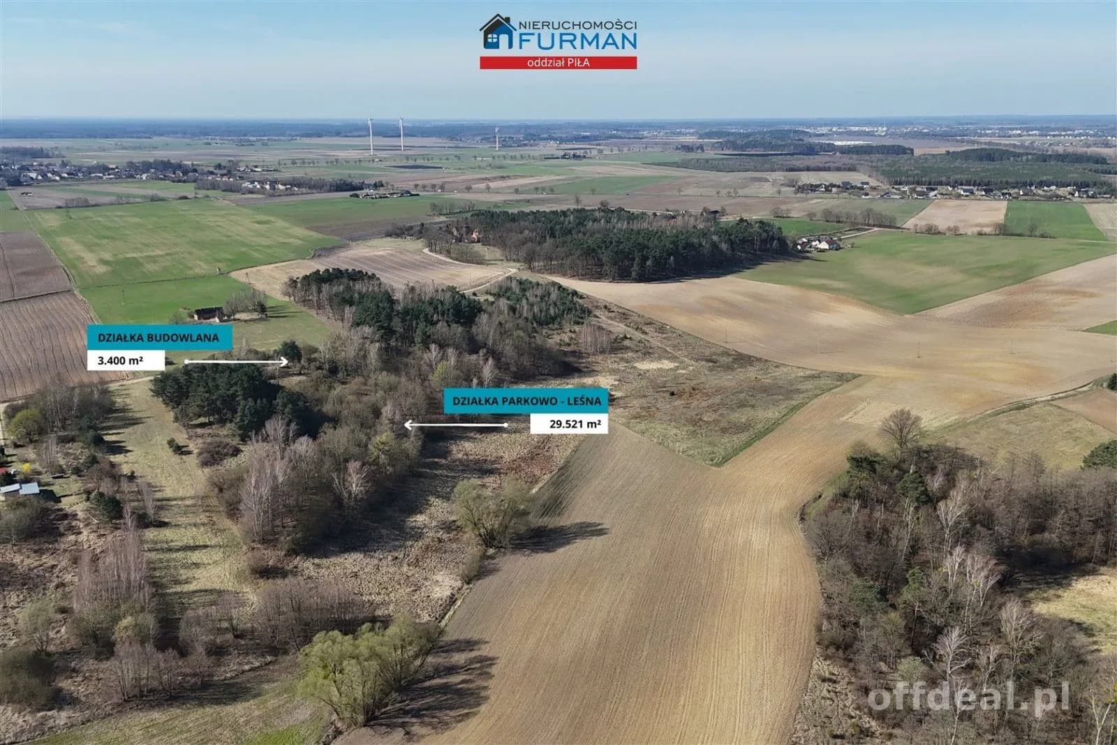 terrain à vendre à Biała/Trzcianka, Biała | 32 921 m²