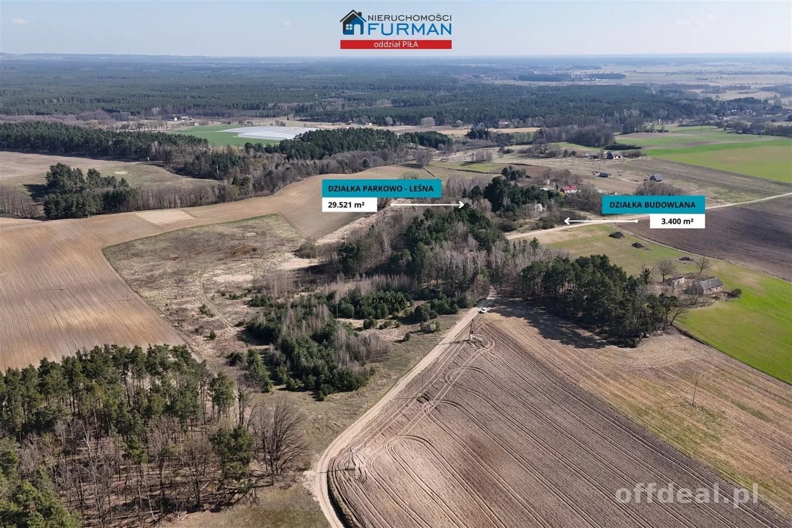 terrain à vendre à Biała/Trzcianka, Biała | 32 921 m²