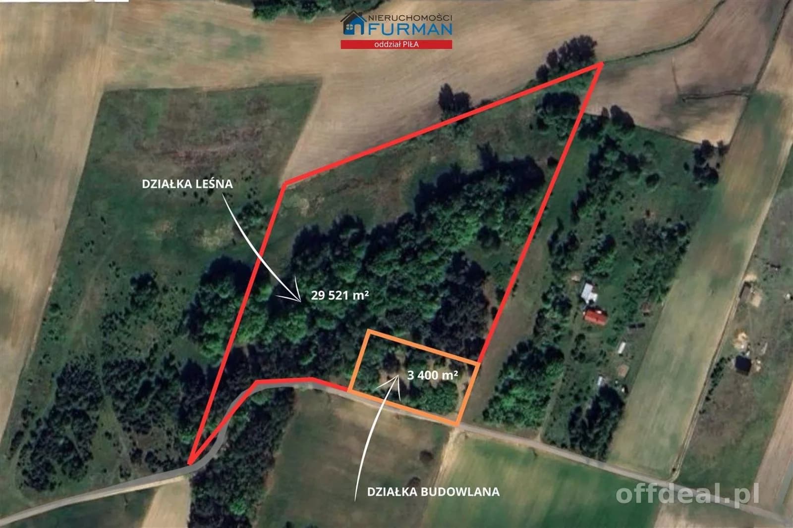 terrain à vendre à Biała/Trzcianka, Biała | 32 921 m²