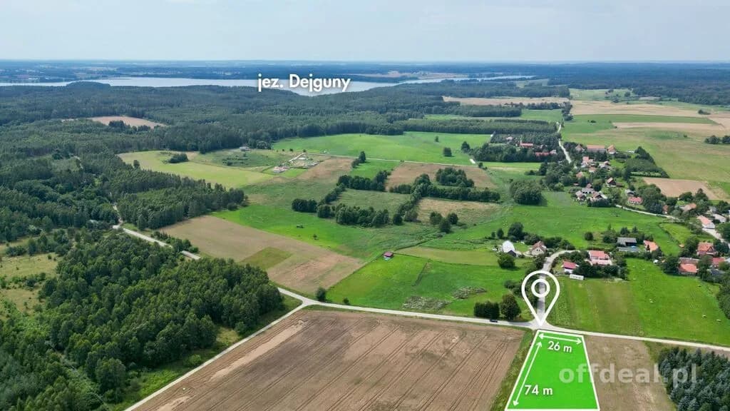 Kamionki | działka 2449 m2 pod dom całoroczny