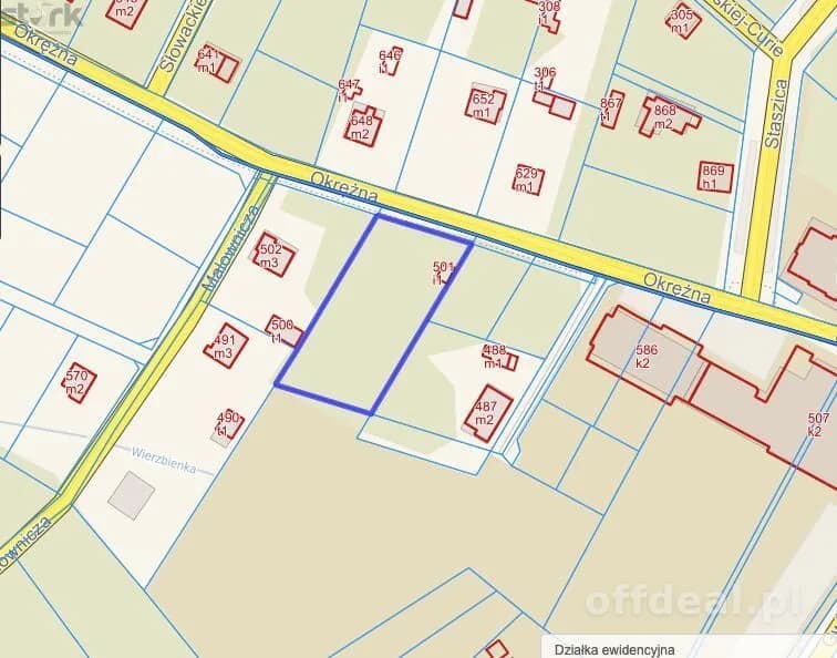 Działka 2376 m² z MPZP – Międzyborów media.