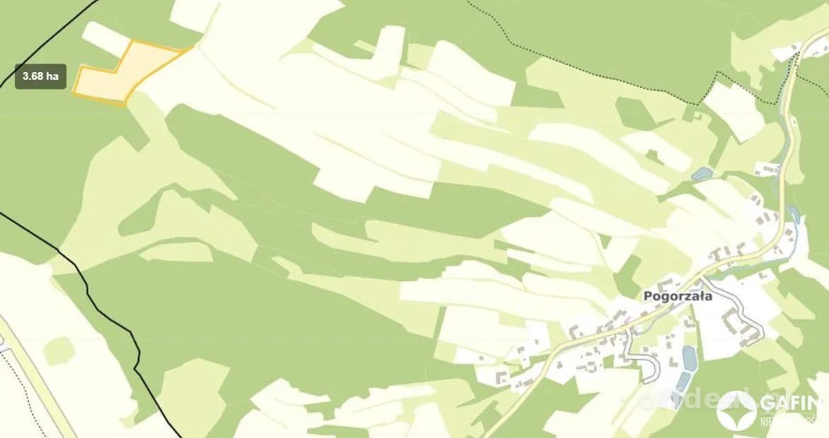 Działka na sprzedaż, Pogorzała
