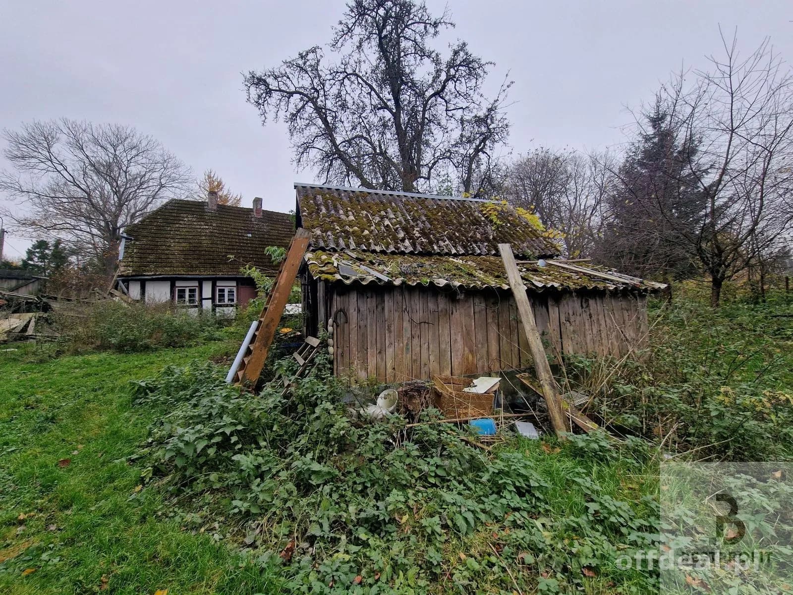 Dom i działka/600m od jeziora/Łącko/Jarosławiec