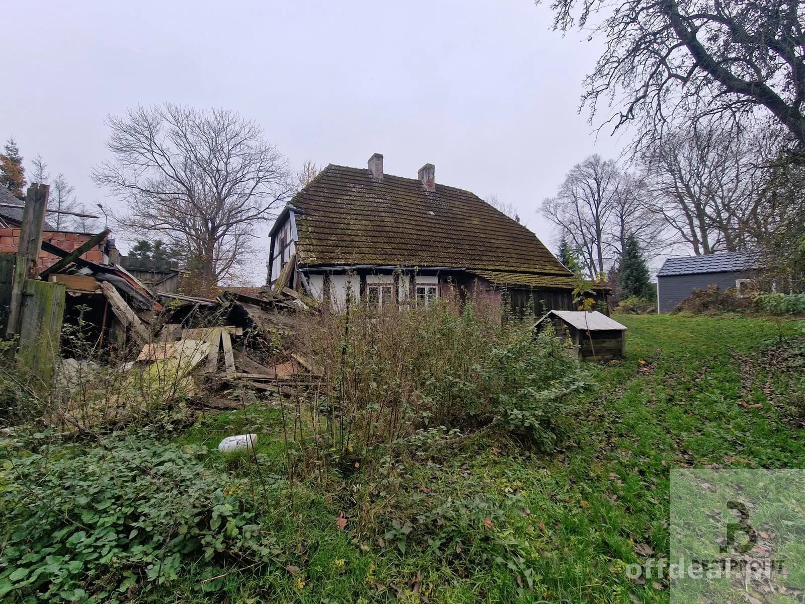 Dom i działka/600m od jeziora/Łącko/Jarosławiec