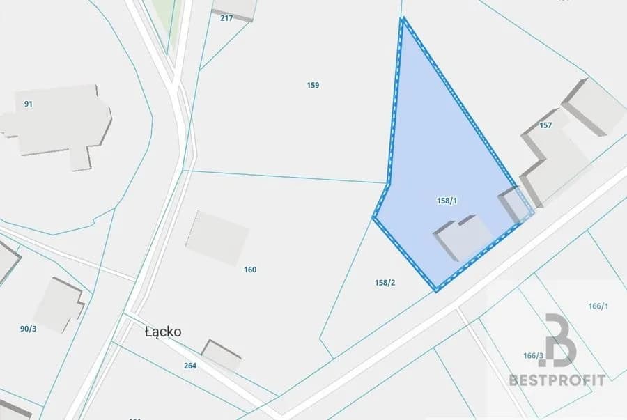 Dom i działka/600m od jeziora/Łącko/Jarosławiec