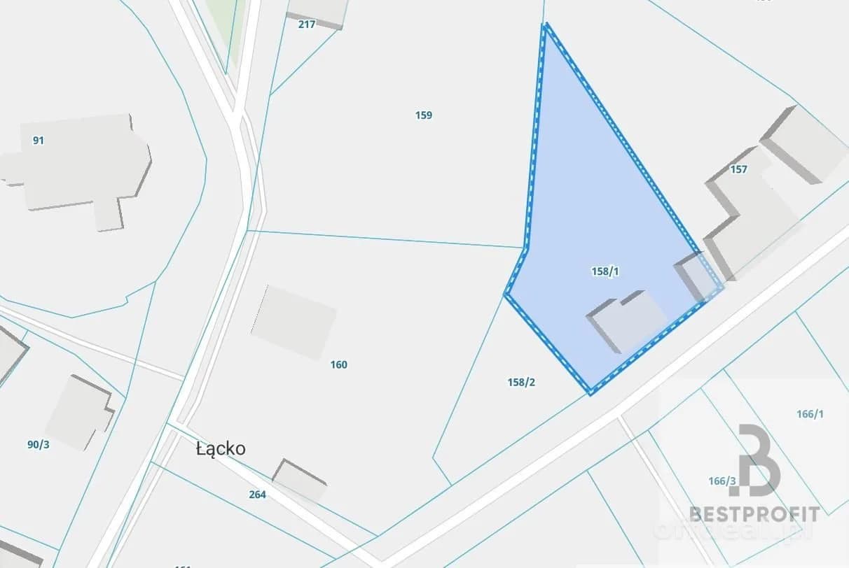Dom i działka/600m od jeziora/Łącko/Jarosławiec