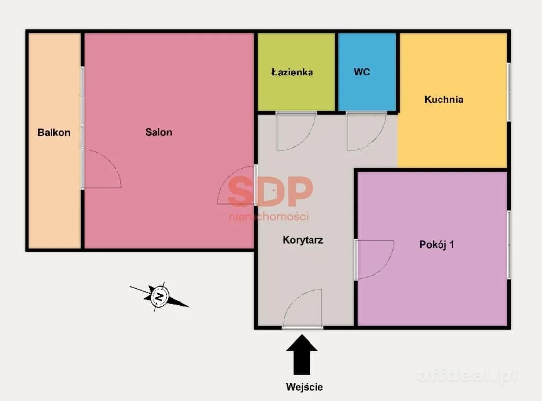 2-pokojowe mieszkanie do remontu | Balkon | Łódź Stare Chojny