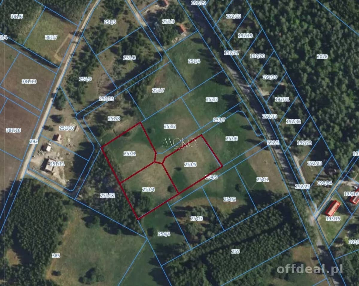 Działki budowlane 0,3 ha z MPZP Rydzewo